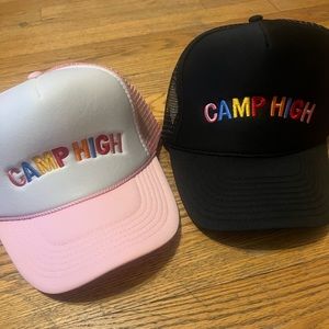 NWT CAMP HIGH Will Rogers Logo-Embroidered Trucker Hat BUNDLE🧢